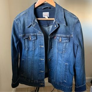 Womens Levi's Trucker Stretch Denim Jacket, XL